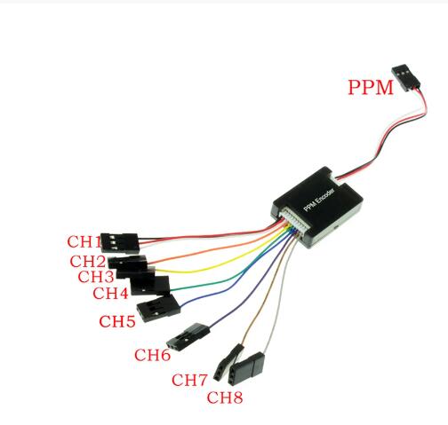 Drone Power Distribution Board - Conmutador codificador PWM a PPM para