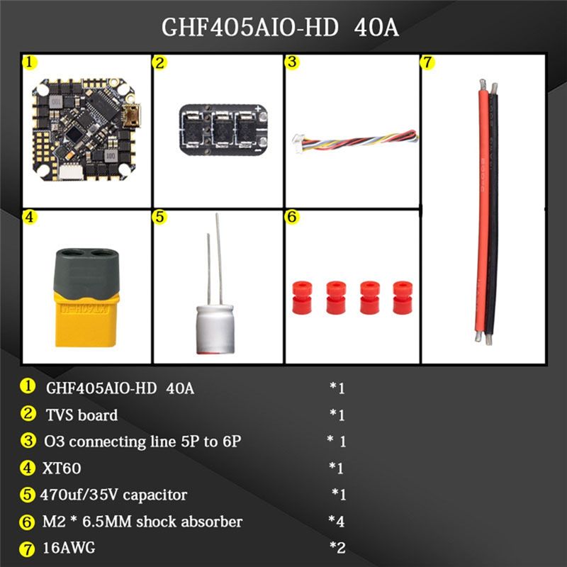 Controlador de Vuelo AIO ABTI- - Drone Esc reseña y precio