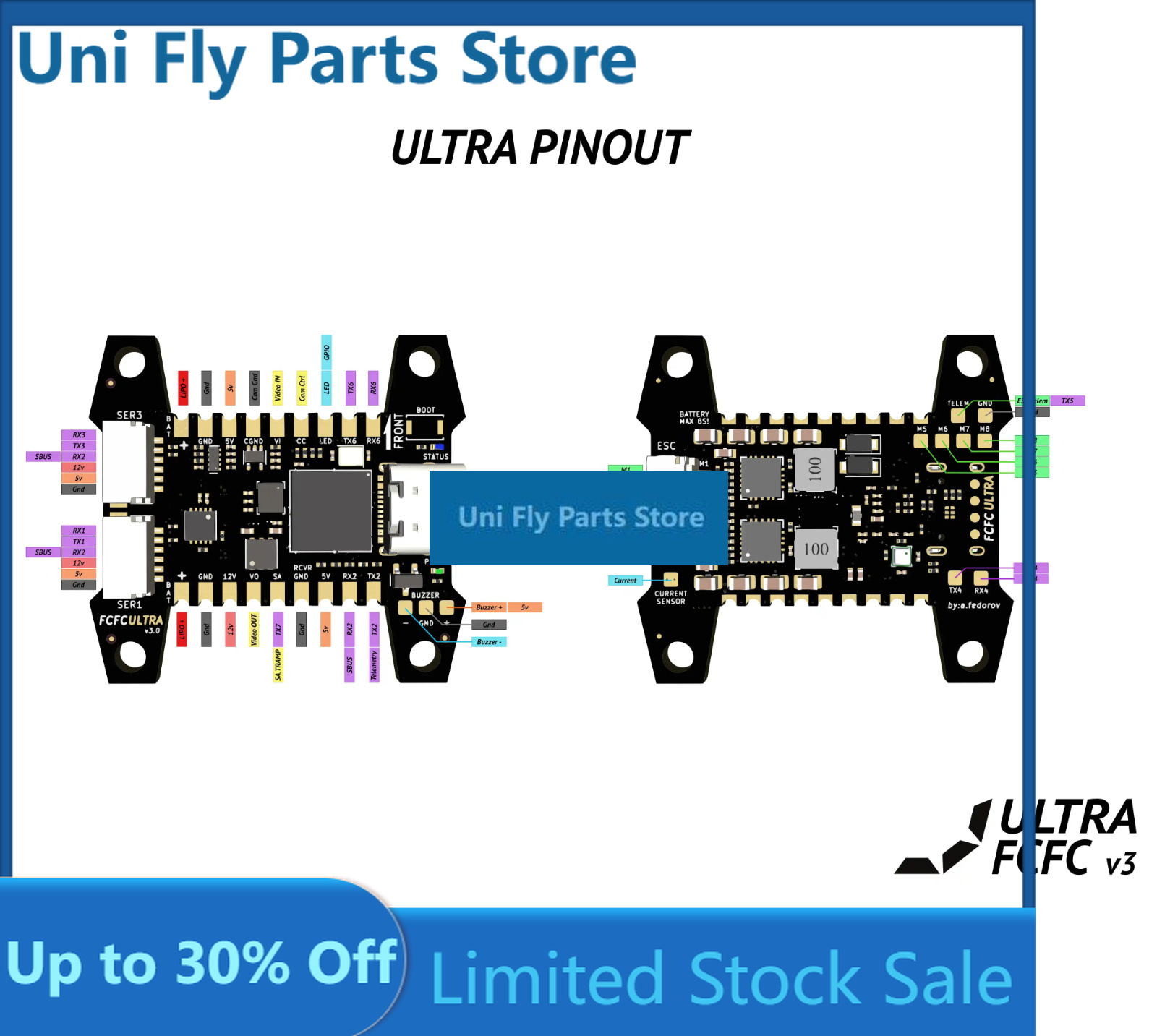 Controlador de Vuelo UniFlyKIS - Drone Buzzer reseña y precio