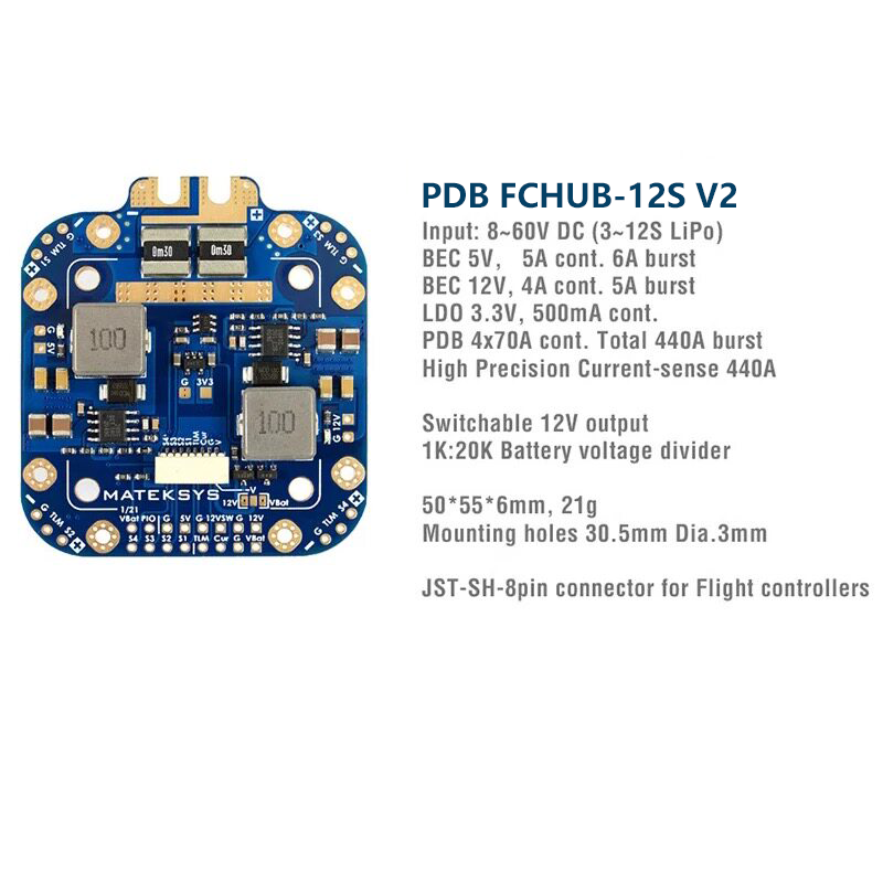 Placa Matek System XCLASS PDB  - Drone Power Distribution Board reseña y precio